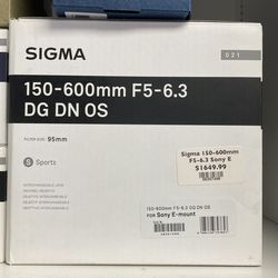 Sigma 150-600mm f5-6.3 for Sony E