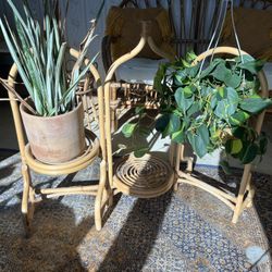 Rattan Plant Stand 