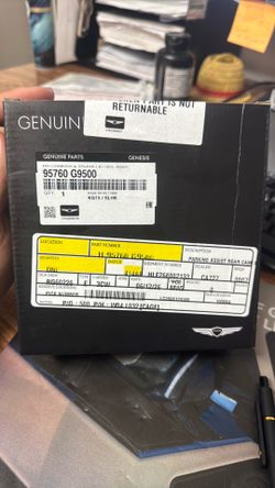 Genesis G70 rear camera 2019-2021