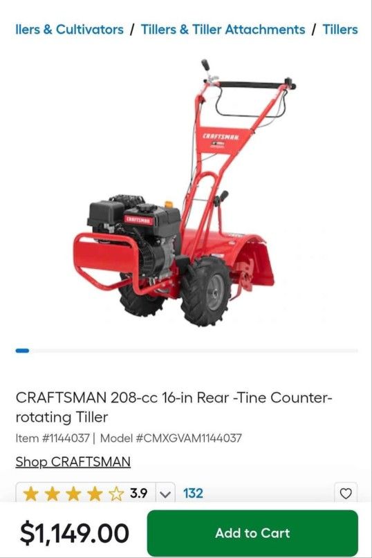 Rotating Tiller