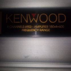 Amplificador Kenwood 4 Canales 600 Watts 