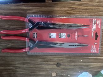 Milwaukee 2pc Long Needle Nose