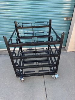 Stanchion post cart