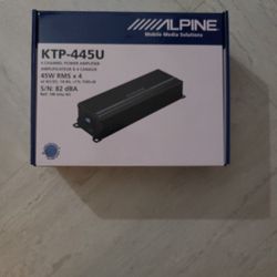 Alpine Amplifier 