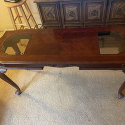 Solid Wood Entry Table 