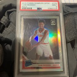 2019 Panini Donruss Optic Silver Hollow Cam, Reddish psa 9