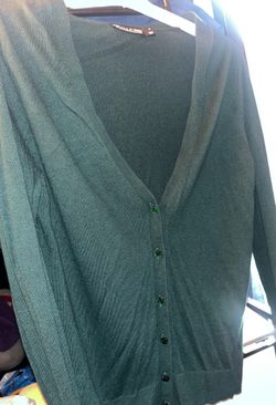Emerald Green Cardigan sweater