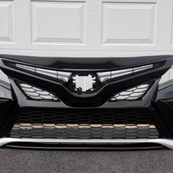 BLACK CAMRY TOYOTA 2021 2022 2023 FRONT BUMPER