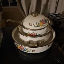 Cookware Set — Pots & Pan w/ Lids