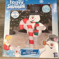 Frosty the Snowman 42" Airblown Inflatable Christmas Yard Decoration