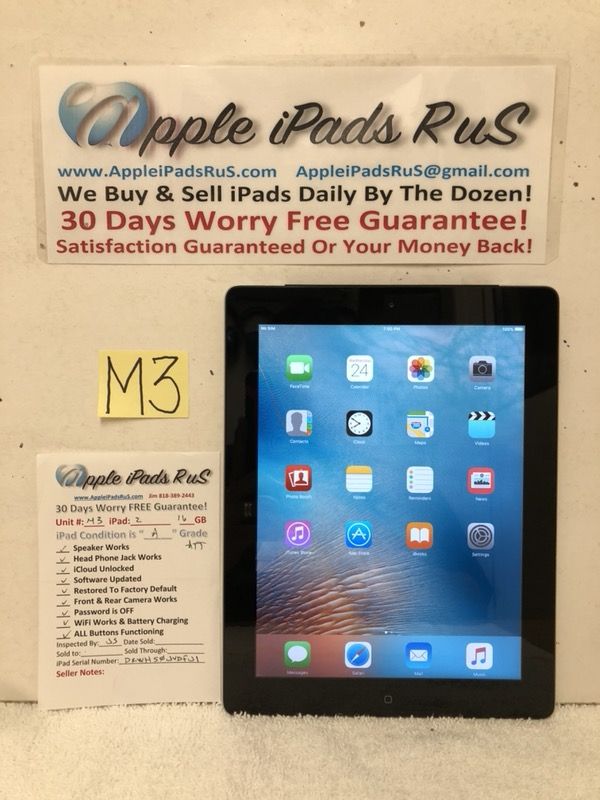 M3 - iPad 2 16GB Cell-ATT