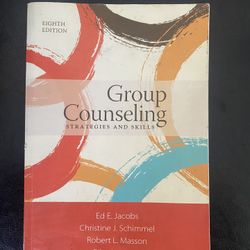 Group Counselling Eight Edition
