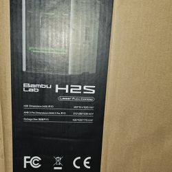 Bambu Lab H2s 3d Printer And Laser Combo Bnib