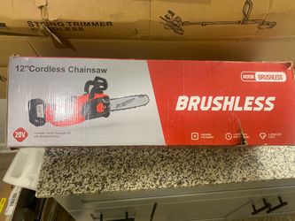 Brushless 12” chainsaw