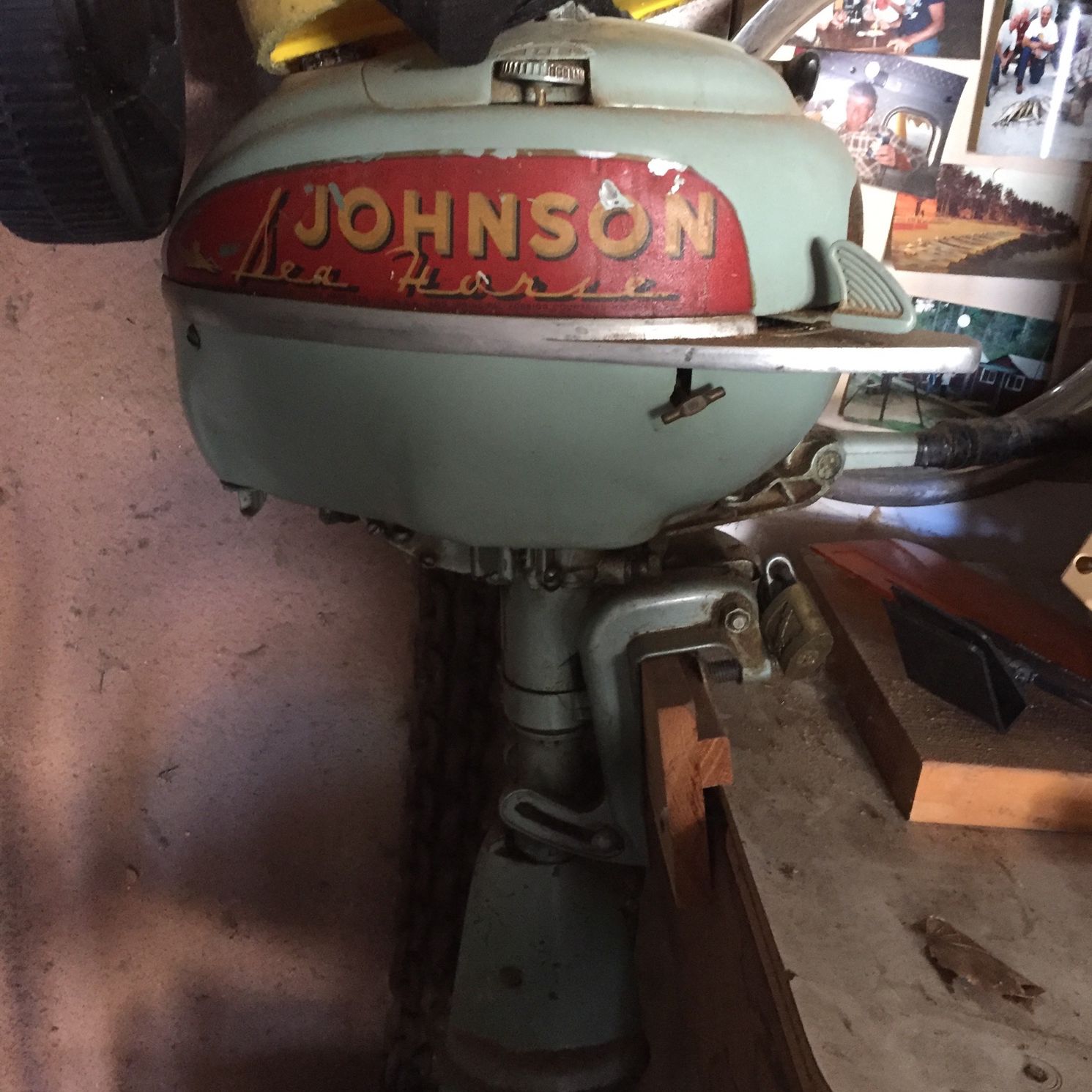 Johnson seahorse small outboard motor