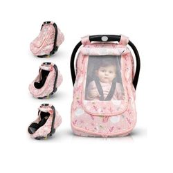 Hippo baby car seat cover