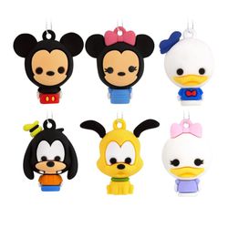 Hallmark Ornaments Disney Mickey Mouse and Friends Miniature Set of 6 

Disney ornaments-Mickey and friends christmas ornaments includes stylized NEW
