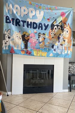 Bluey Birthday Banner