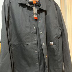 Men's 40 Grit Lined Shirt Jacket By Duluth Trading 