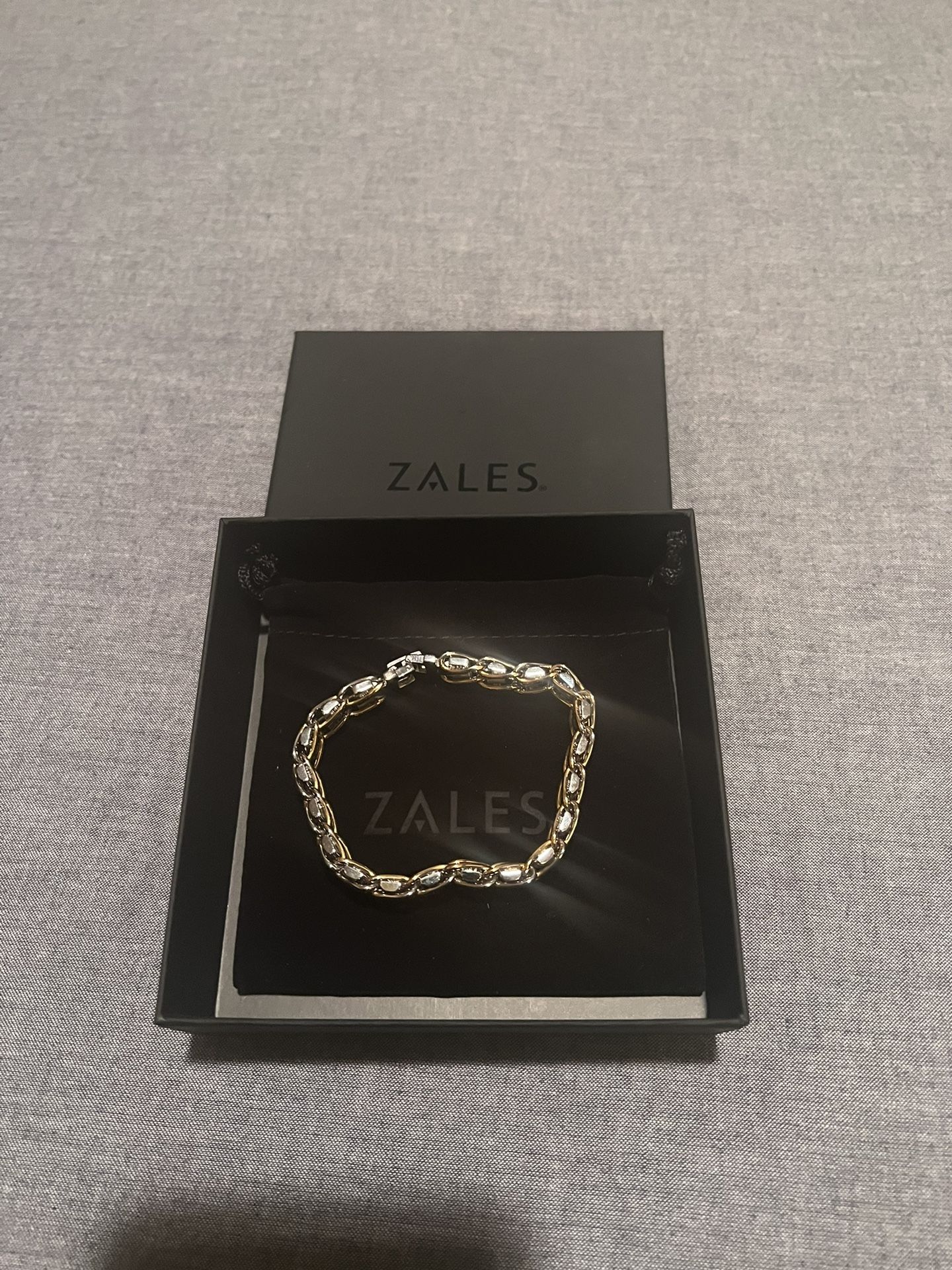 Men New Bracelet Gold And Silver Steel