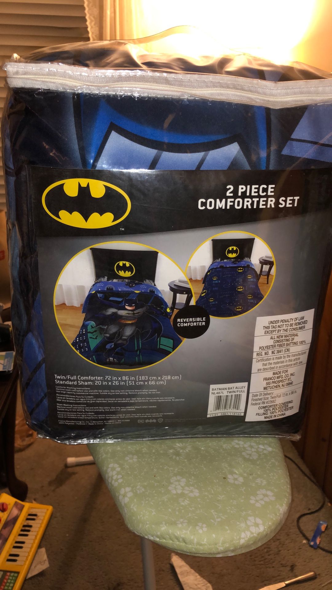 2 Piece Comforter Set Brand New