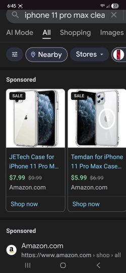 11 Pro Max Clear Case New