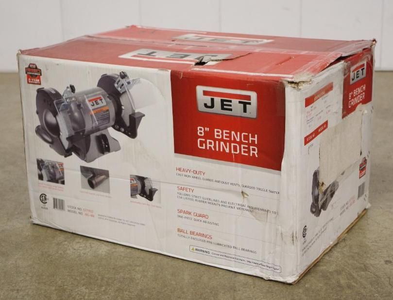 JET 8" Shop Bench Grinder, M/N JBG-8B