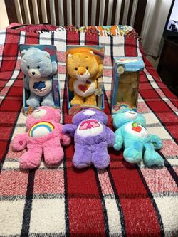CareBears Plushie Toys And VHS Tapes 