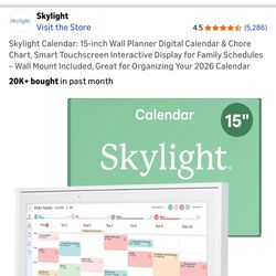 Skylight Calendar 