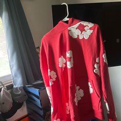 Red denim tears men’s large