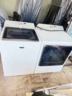 MAYTAG BRAVOS XL WASHER & DRYER SET