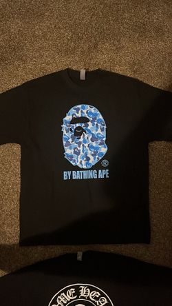 Bape Blue Shark Tee Brand New No Bag