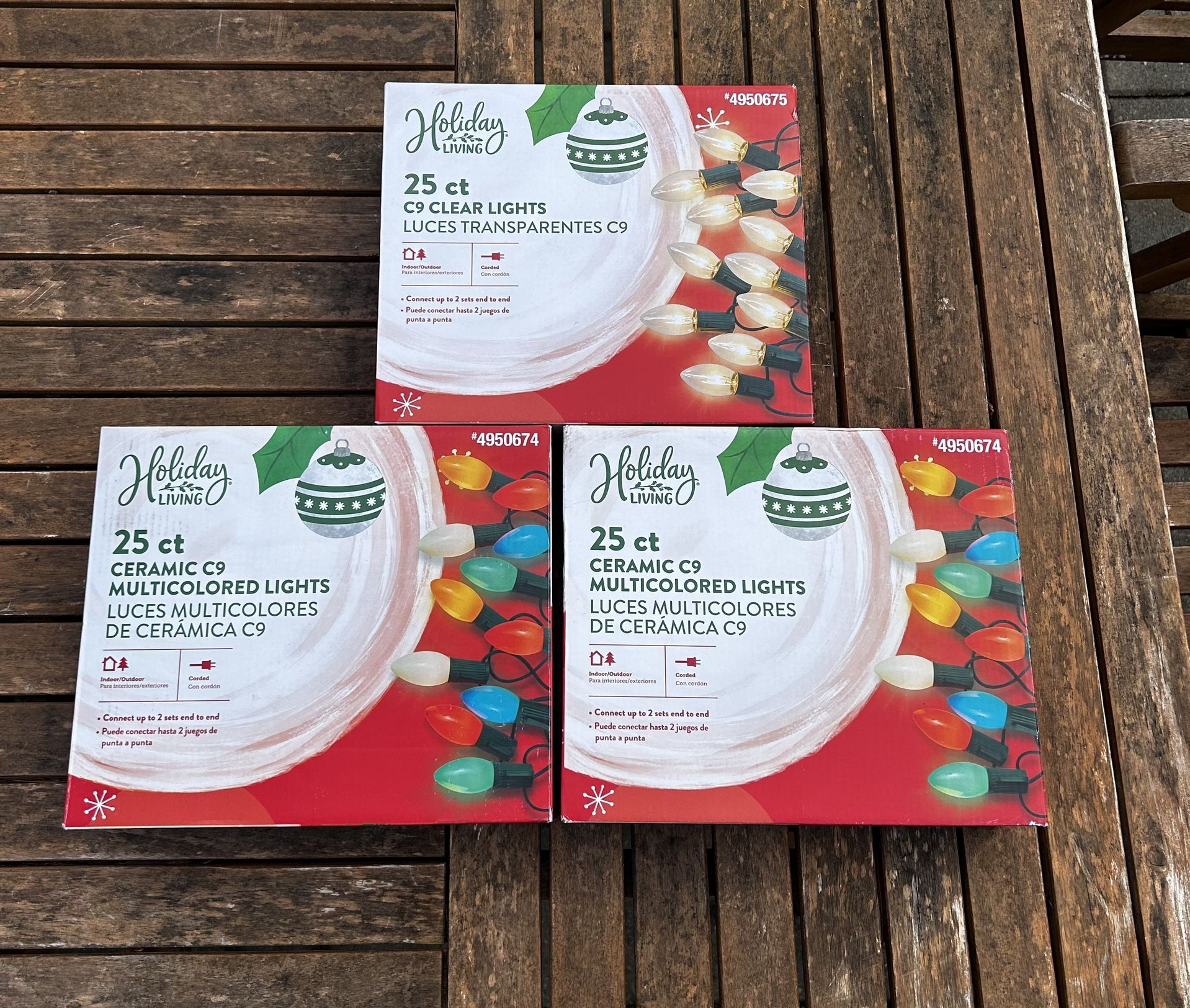 Christmas String Lights C9 Bulbs