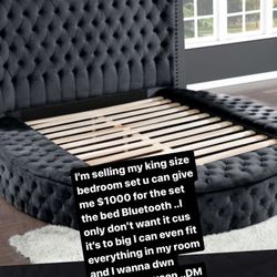 King Size Bluetooth Bedroom Set