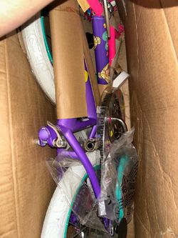 Barbie 16" Kids' Bike manufactured under license from Mattel.