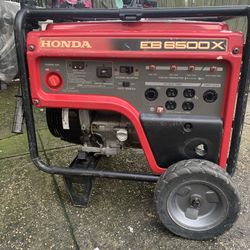 2015 Honda EB6500X 6.5 k Portable Generator Set