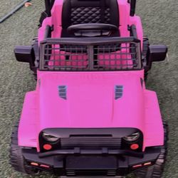 Kids Pink Electric Jeep