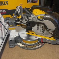 DEWALT 60V 12”Cordless Sliding Miter Saw (Tool Only)