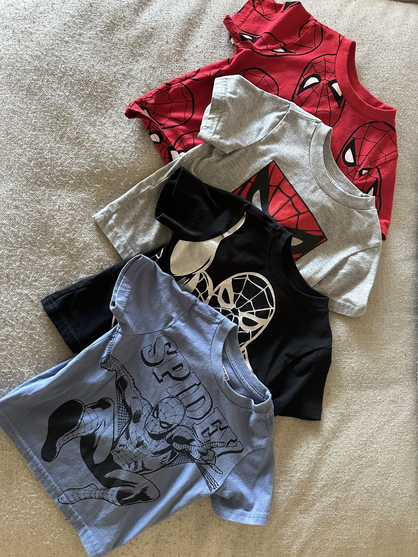 4 3T Spider-Man shirts
