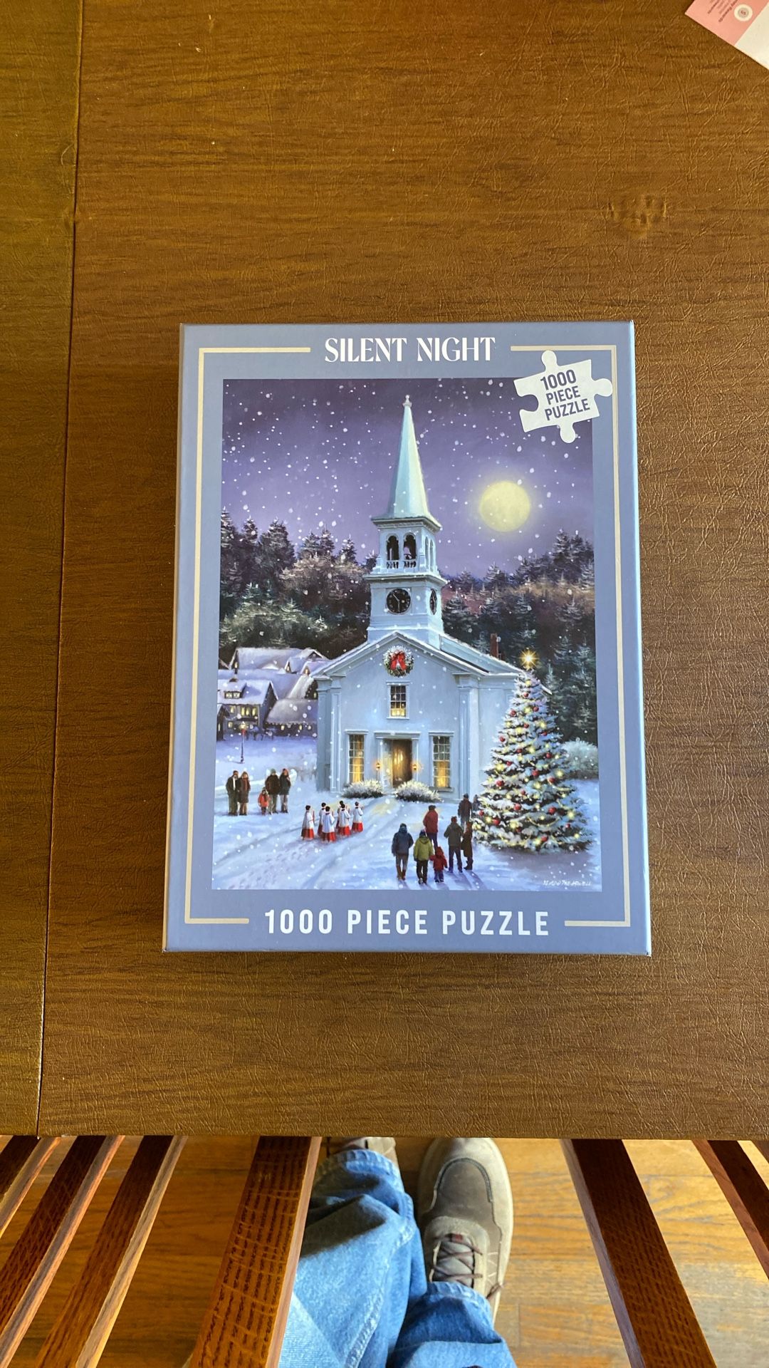 1000 PIECE CHRISTMAS CHURCH PUZZLE