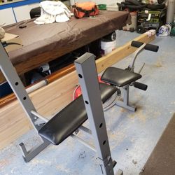 Weight Bench With Many Extras