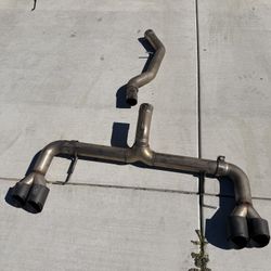 Awe Track Exhaust Converted To Quad Tips / BMW G20 330i 