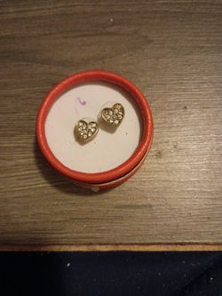 Silver Heart Earrings 