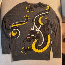 RIPNDIP Ryu Dragon Knit Sweater XL — Enter the Dragon Graphic