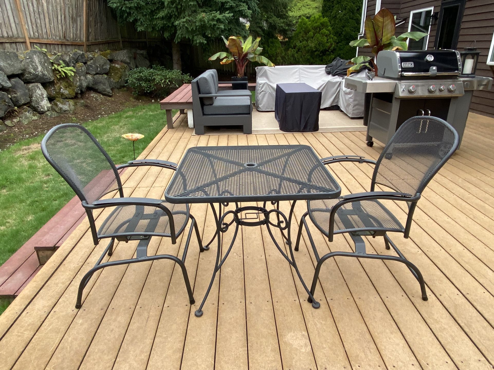 Wrought Iron Patio Dining set