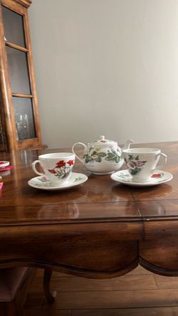 English fine bone china tea set
