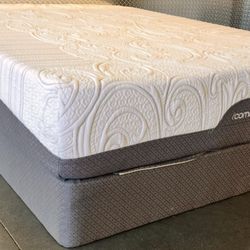 King Size I Comfort Mattress Split Box Springs & Bed Frame Optional If Needed 