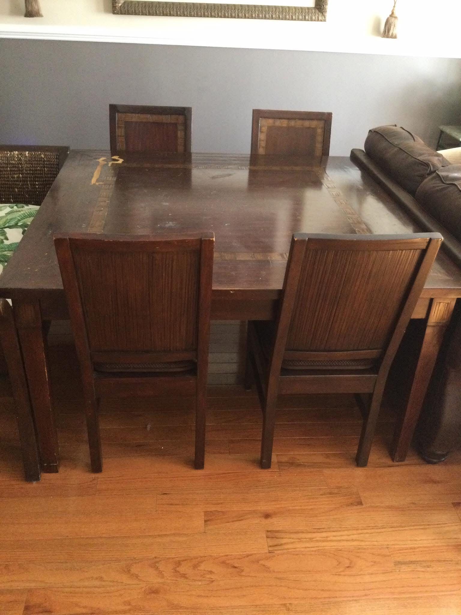 Rustic Table and Chair Set