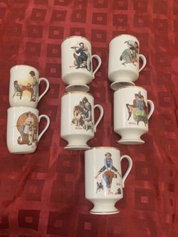 Vintage 1981 NORMAN ROCKWELL Coffee/Tea Cup Mug