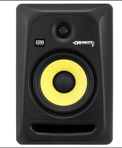 Two KRK Rokit 6 G3 Studio Monitor Speaker and KRK 10S2 V2 10" 160 Watt Powered Studio Subwoofer